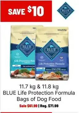 Ren’s Pets Depot BLUE Life Protection Formula Bags of Dog Food offer