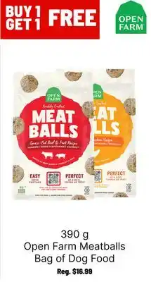 Ren’s Pets Depot Open Farm Meatballs Bag of Dog Food offer