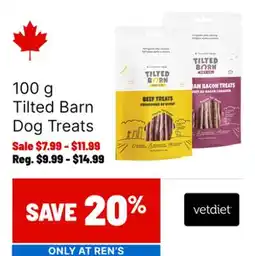 Ren’s Pets Depot Tilted Barn Dog Treats offer