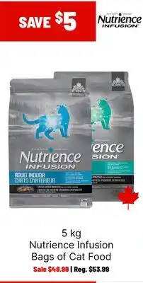 Ren’s Pets Depot Nutrience Infusion Bags of Cat Food offer