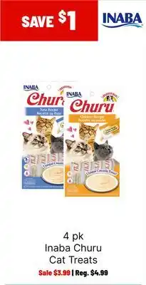 Ren’s Pets Depot Inaba Churu Cat Treats offer