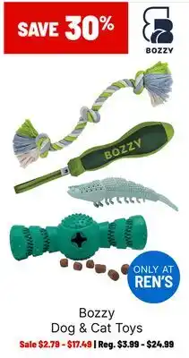 Ren’s Pets Depot Bozzy Dog & Cat Toys offer