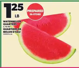 Independent Grocer WATERMELON QUARTERS offer