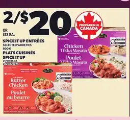 Independent Grocer SPICE IT UP ENTRÉES offer