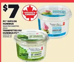 Independent Grocer PC DIPS OR HUMMUS offer