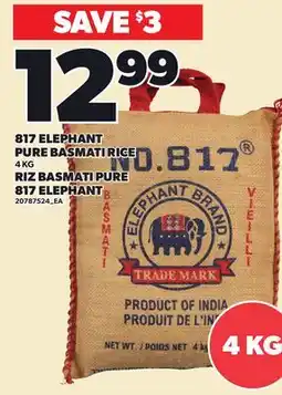 Independent Grocer 817 ELEPHANT PURE BASMATI RICE offer