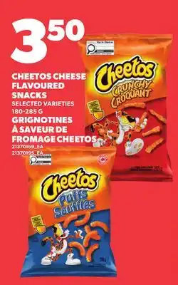 Independent Grocer CHEETOS CHEESE FLAVOURED SNACKS offer