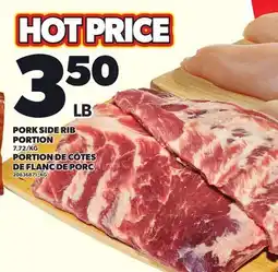 Independent Grocer PORK SIDE RIB PORTION offer