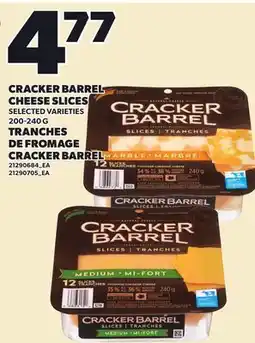 Independent Grocer CRACKER BARREL CHEESE SLICES offer
