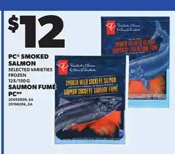 Independent Grocer PC SMOKED SALMON, 125/150 G offer