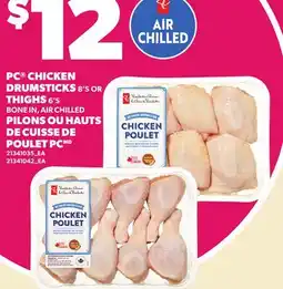 Independent Grocer PC CHICKEN DRUMSTICKS, 8'S OR THIGHS, 6'S offer