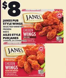 Independent Grocer JANES PUB STYLE CHICKEN WINGS offer