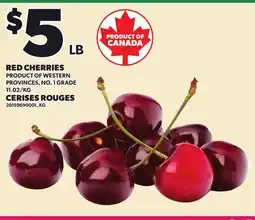 Independent Grocer RED CHERRIES offer