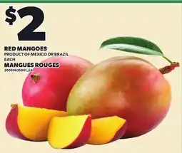 Independent Grocer RED MANGOES, EACH offer