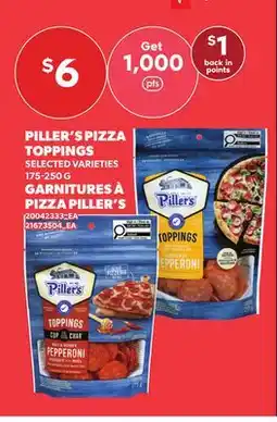 Independent Grocer PILLER'S PIZZA TOPPINGS offer