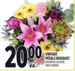 Metro VINTAGE PETALS BOUQUET offer