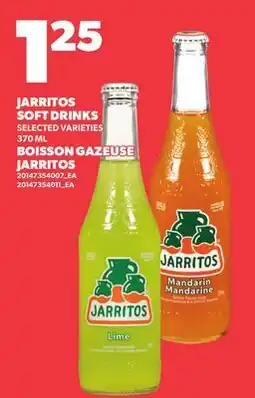 Independent Grocer JARRITOS SOFT DRINKS offer