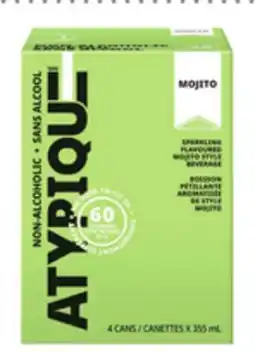 Metro ATYPIQUE NON-ALCOHOLIC COCKTAIL offer