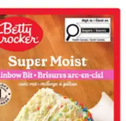 Metro BETTY CROCKER SUPER MOIST CAKE MIX, FROSTING OR ICING offer