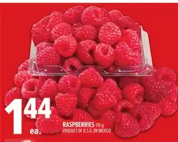 Metro RASPBERRIES offer