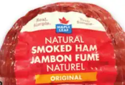 Metro MAPLE LEAF OR SCHNEIDERS SMOKED HAM offer