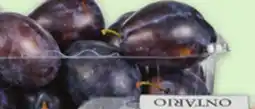Metro LOCAL BASKETS PEACHES 3 L OR BLUE OR RED PLUMS 2 L offer