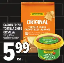 Metro GARDEN FRESH TORTILLA CHIPS OR SALSA offer