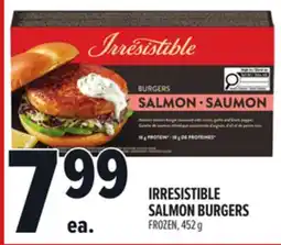 Metro IRRESISTIBLE SALMON BURGERS offer