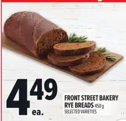 Metro FRONT STREET BAKERY RYE BREADS offer