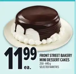 Metro FRONT STREET BAKERY MINI DESSERT CAKES offer