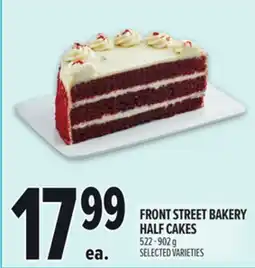 Metro FRONT STREET BAKERY HALF CAKES offer