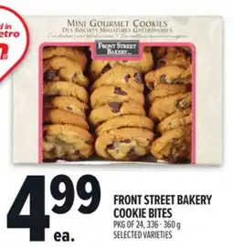 Metro FRONT STREET BAKERY COOKIE BITES offer