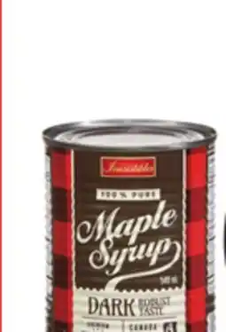Metro IRRESISTIBLES MAPLE SYRUP offer