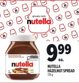 Metro NUTELLA HAZELNUT SPREAD offer