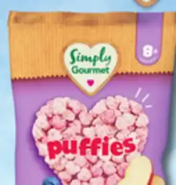 Metro SIMPLY GOURMET PUFFED GRAIN SNACK offer