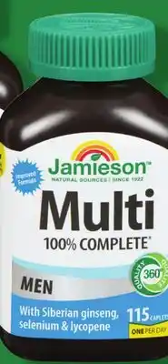 Metro JAMIESON MULTIVITAMINS offer