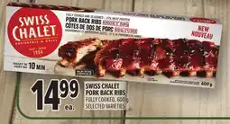 Metro SWISS CHALET PORK BACK RIBS offer