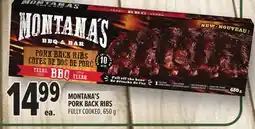 Metro MONTANA'S PORK BACK RIBS offer