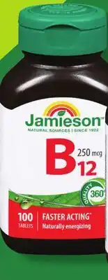 Metro JAMIESON VITAMIN B2 OR B12 COBALAMIN offer
