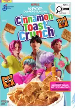 Metro GENERAL MILLS K-POP LUCKY CHARMS OR CINNAMON TOAST CRUNCH CEREAL offer