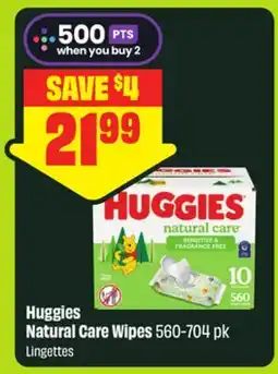 FreshCo Huggies Natural Care Wipes offer
