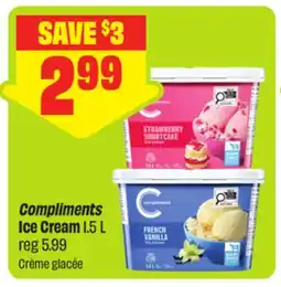 FreshCo Compliments Ice Cream offer