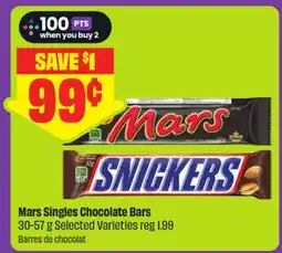 FreshCo Mars Singles Chocolate Bars 30-57 g Selected Varieties offer