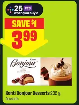 FreshCo Konti Bonjour Desserts offer
