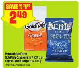 FreshCo Pepperidge Farm Goldfish Crackers 167-227 g or Kettle Brand Chips 156-198 g offer