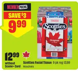 FreshCo Scotties Facial Tissue offer