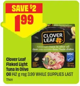 FreshCo Clover Leaf Flaked Light Tuna in Olive Oil offer