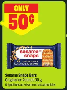 FreshCo Sesame Snaps Bars Original or Peanut offer