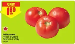 FreshCo Field Tomatoes Product of Ontario Canada No. 1, 373/kg offer