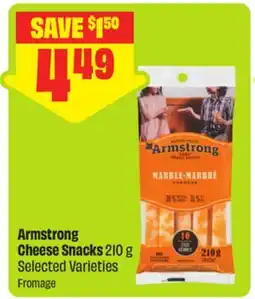 FreshCo Armstrong Cheese Snacks 210 g Selected Varieties offer